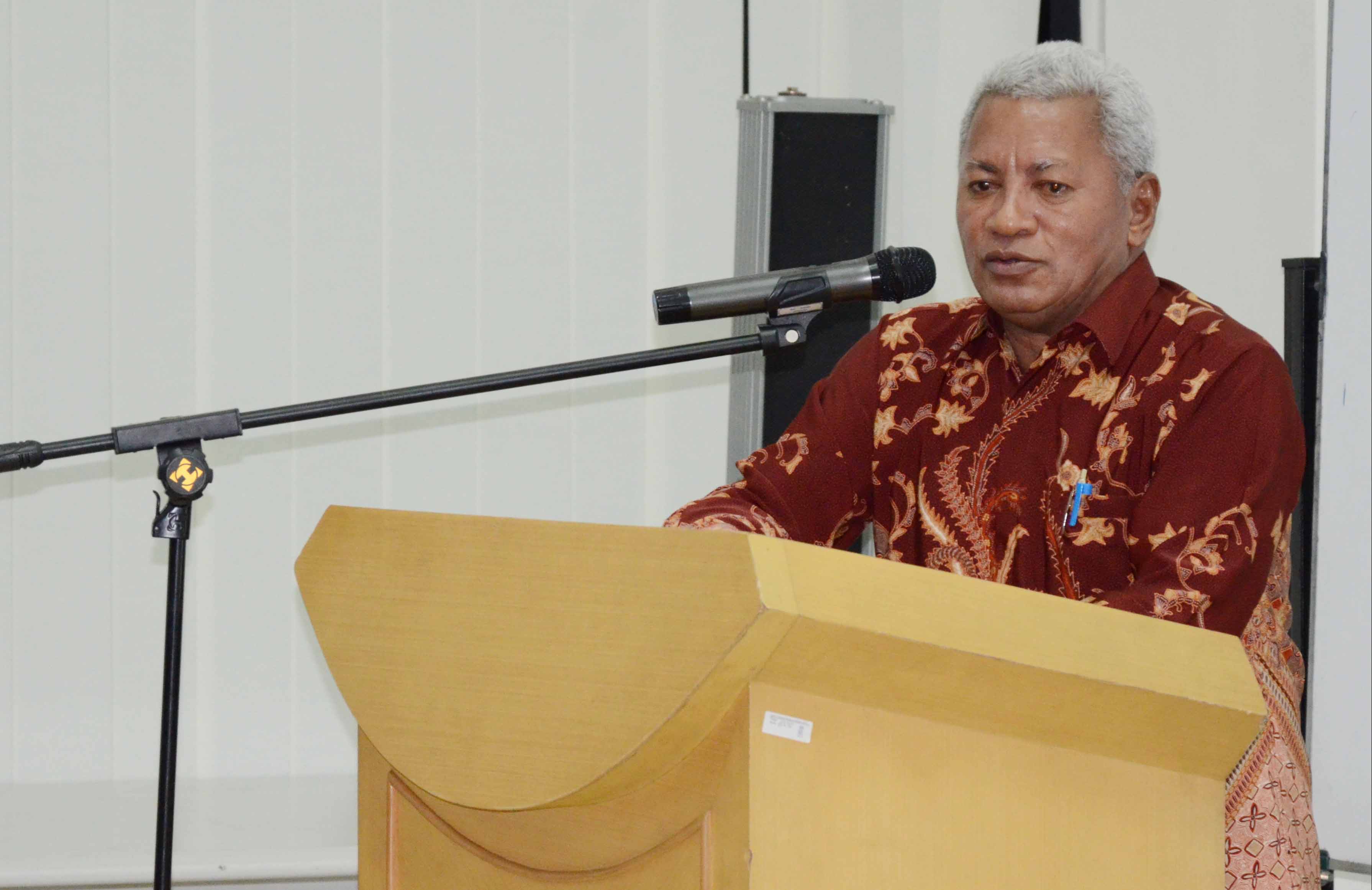 Kuliah Tamu, Dr. Ayub Titu Eki, MS., Bupati Kabupaten Kupang