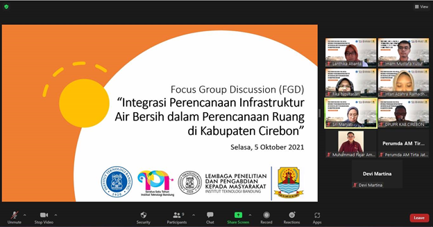 Integrasi Perencanaan Infrastruktur Air Bersih dalam Perencanaan Ruang di Kabupaten Cirebon (Kerjasama ITB Cirebon dengan Pemkab Cirebon)