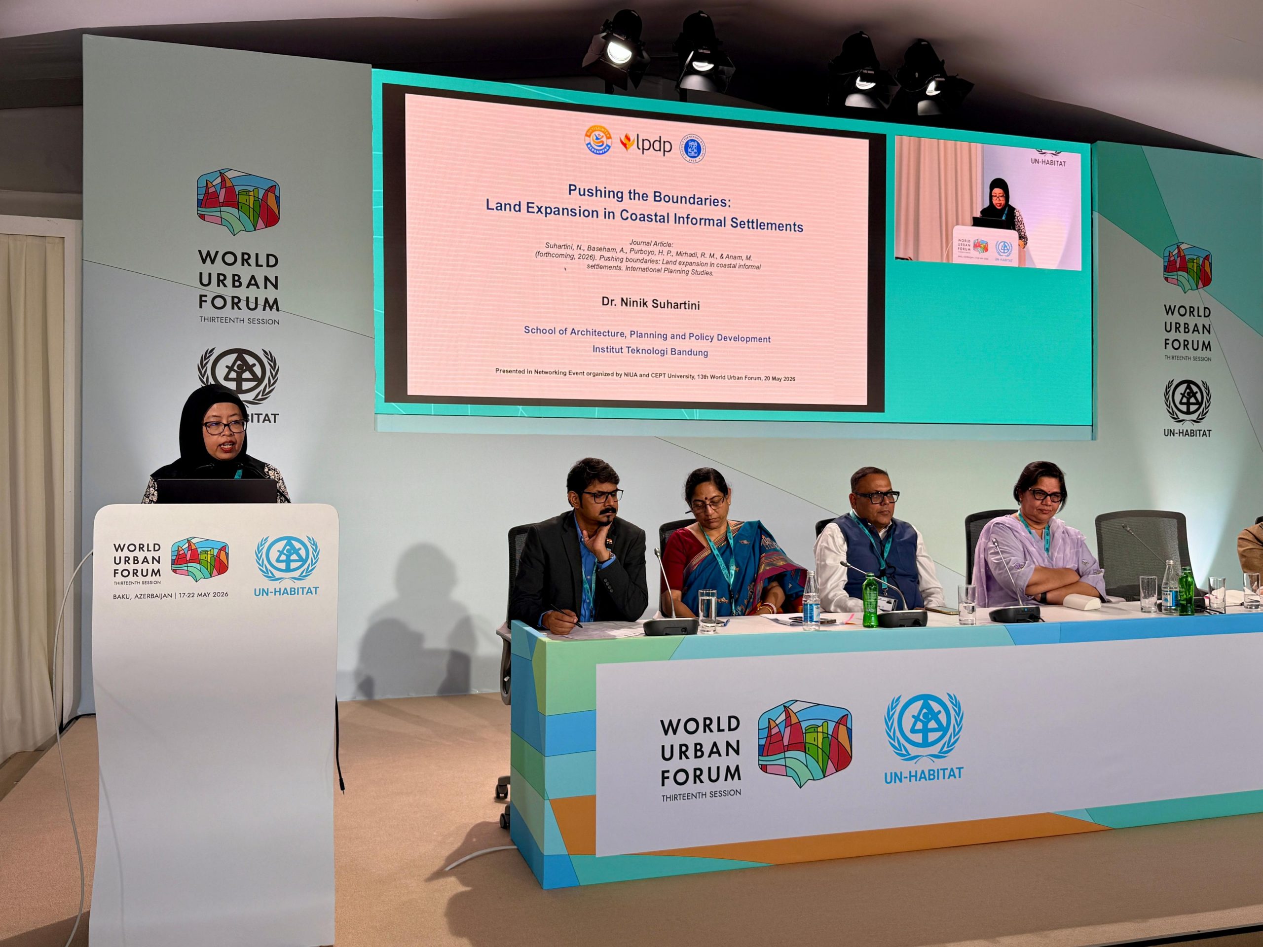 SAPPK ITB Contributes to the 13th Session of World Urban Forum, 17-22 May 2026 in Baku Azerbaijan