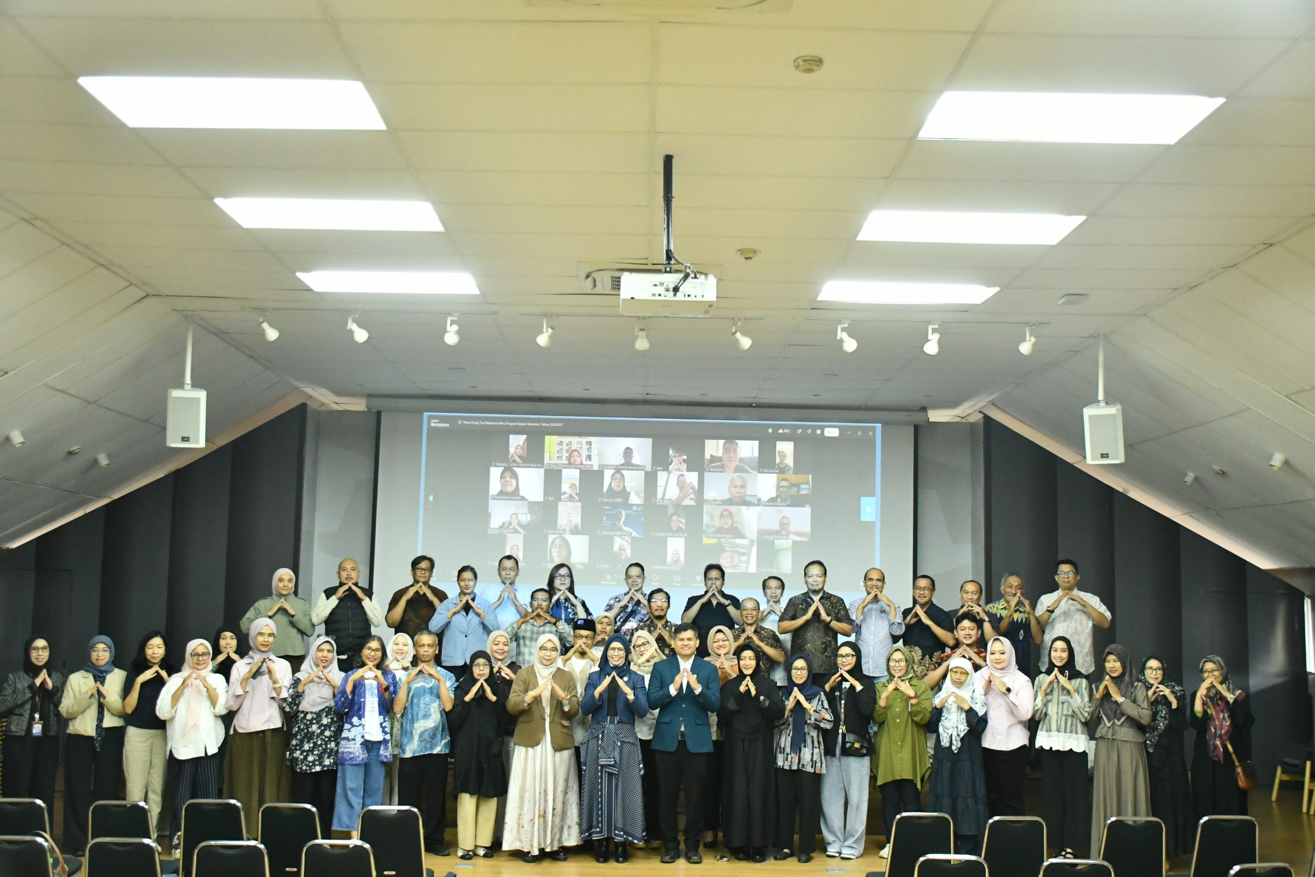 Temu Orang Tua Mahasiswa Baru Program Sarjana dan IUP SAPPK Tahun 2026